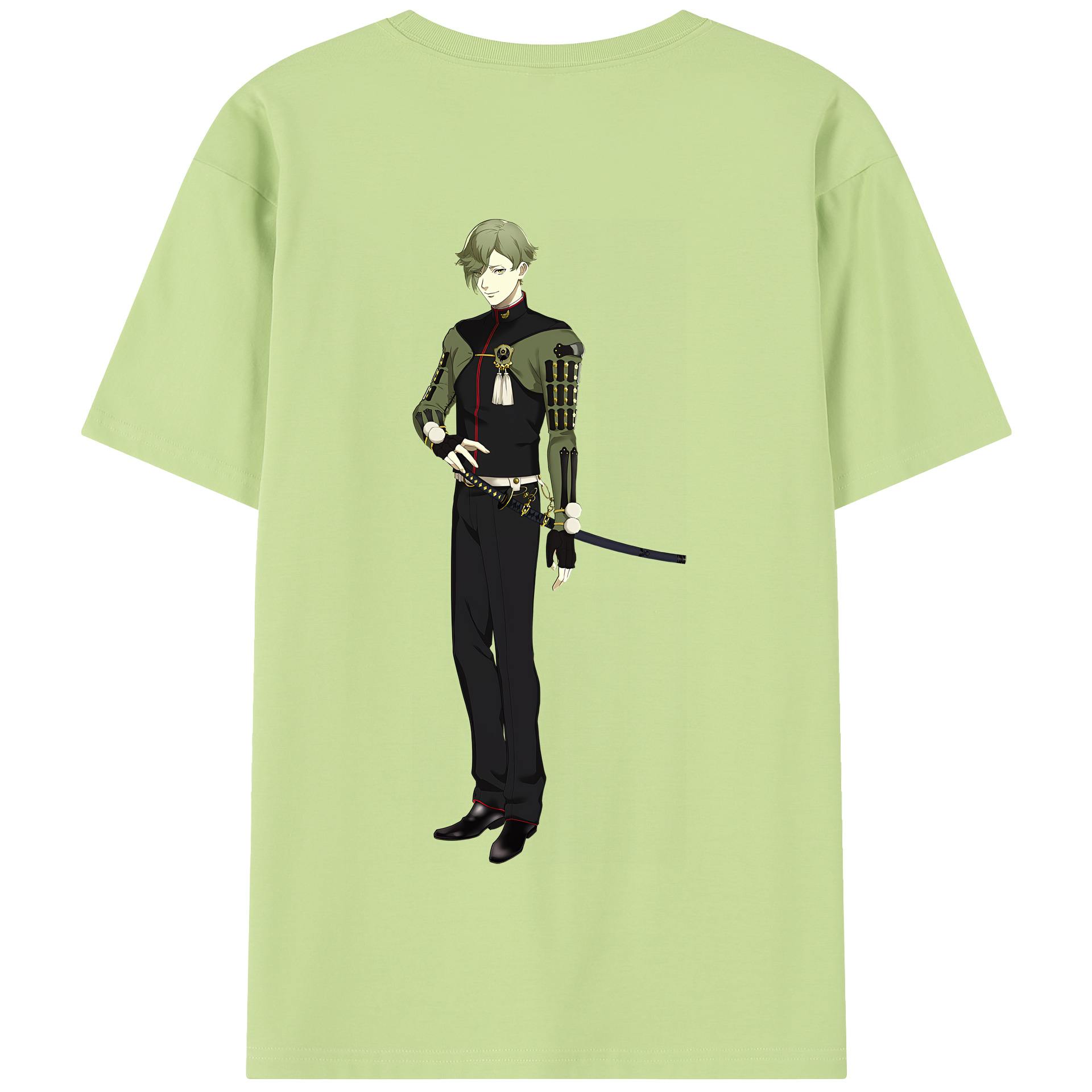 （画像用） 刀剣乱舞 Touken Ranbu 綿100％半袖Tシャツ（背面プリント）